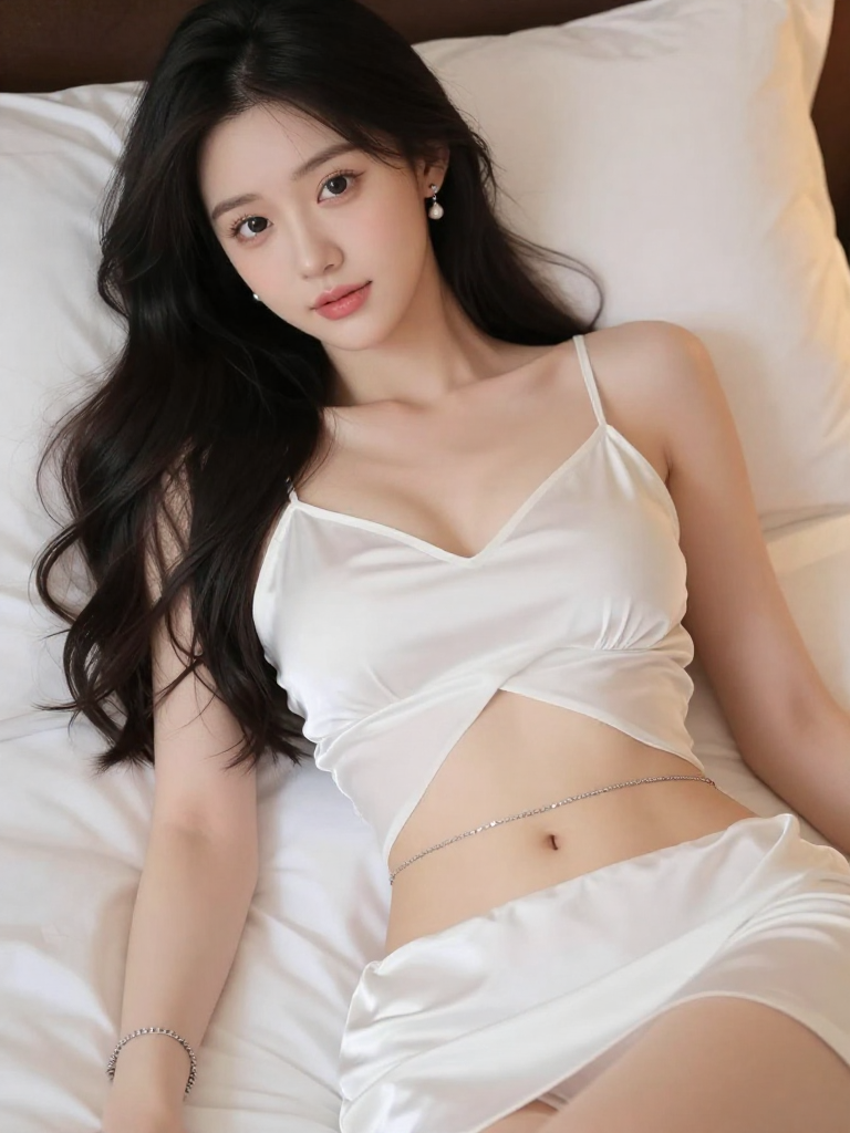 白裙+红宝石腰链半身